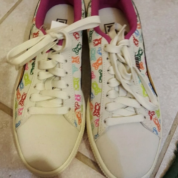 Puma Suede Gummie Bear Sneakers Sz 36 - Picture 3 of 3